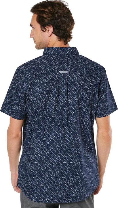 Actual product image Universal Textiles Mens Peak Ditsy Print Short-Sleeved Shirt (S)