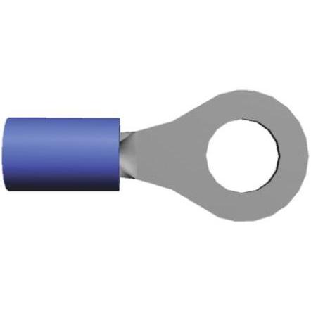 TE Connectivity, Kabelverbindung, Ring terminal, PIDG, blue, AWG 16-14, M6