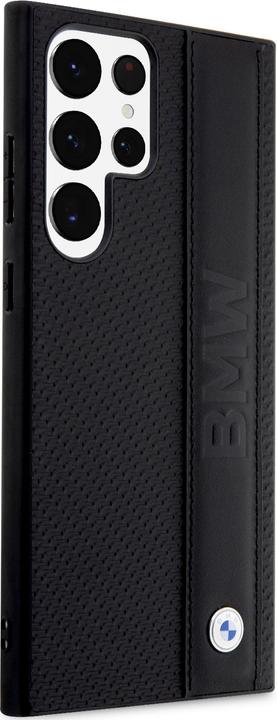 Image du produit BMW Étui BMHCS23L22RDPK S23 Ultra S918 czarny/black hardcase Leather Textured & Stripe (Samsung Galaxy S23 Ultra)