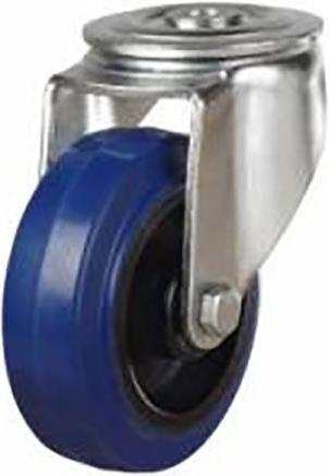 Produktbild RS PRO Rubber, bolt hole castor, dia 80mm