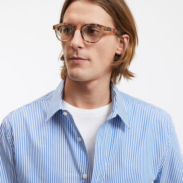 Immagine prodotto La Redoute Collections Camicia a righe con collo francese (3XL)