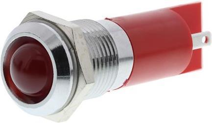 Produktbild RS PRO LED Einbau-Anzeige rot 14mm 12Vdc