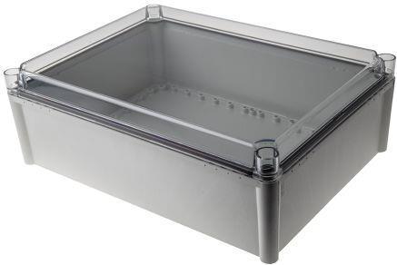 Produktbild Fibox Installations-Gehäuse 378 x 278 x 130 Polycarbonat, Polyamid Licht-Grau (RAL 7035) PC 3828 13 (Gehäuse)