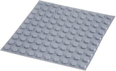 Produktbild RS PRO Grey stick on, 3.5mm H x 12.7mm Dia