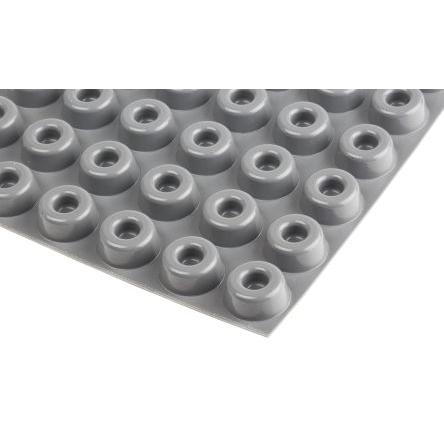 Rs Pro, Möbelgleiter + Schutzpuffer, Grey stick on, 10.2mm H x 22.3mm Dia