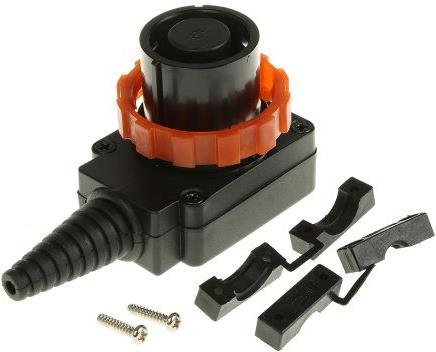 Actual product image RS PRO 8 way touchsafe loudspeaker plug,15/10A