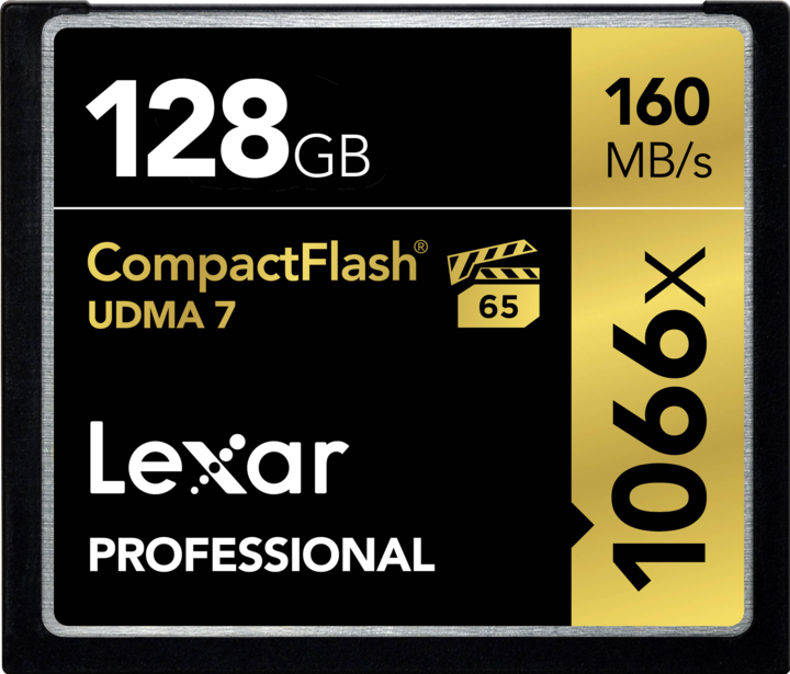 Produktbild Lexar Professional 1066x CompactFlash (128 GB, CF)