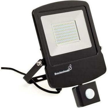 Rs Pro, Fassadenbeleuchtung, REX Slim PIR 100W LED Flood BK 4000K (9000 lm, IP65)