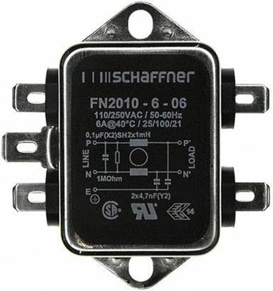 Immagine prodotto Schaffner EMV Filtro RFI singola fase 6A FN 20106/06