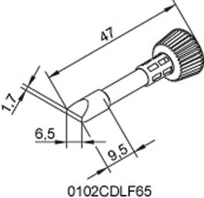 Produktbild Dauerlötspitze 102CDLF65 (Lötspitze)