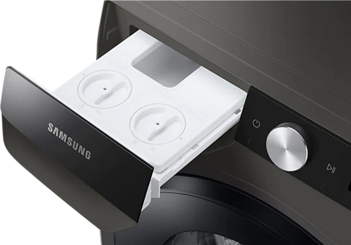 Actual product image Samsung Autodose 6000 Series WW80T534AAX/S2 Washing Machine Freestanding Front Loader B (8 kg, Left)