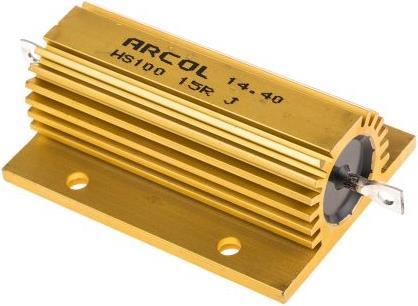 Produktbild Arcol Draht Leistungswiderstand Alu 100W 15R