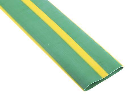 Actual product image RS PRO Yellow/green flame retardant tube,38.1mm