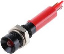 Produktbild RS PRO LED versenkt 6mm schwarz 24VDC HE rot