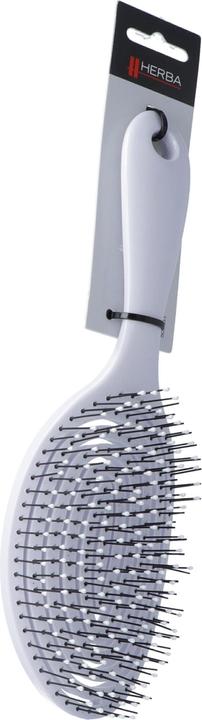 Immagine prodotto Herba Spazzola districante in plastica a spirale 3D, setole di nylon, bianca, ovale, 23 cm
