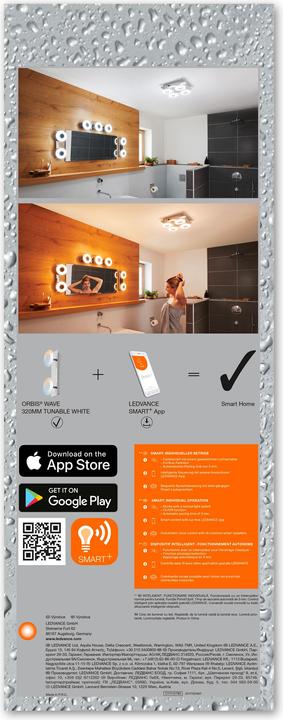 Produktbild Ledvance Smart+ Wifi Orbis Wall Wave (1400 lm)