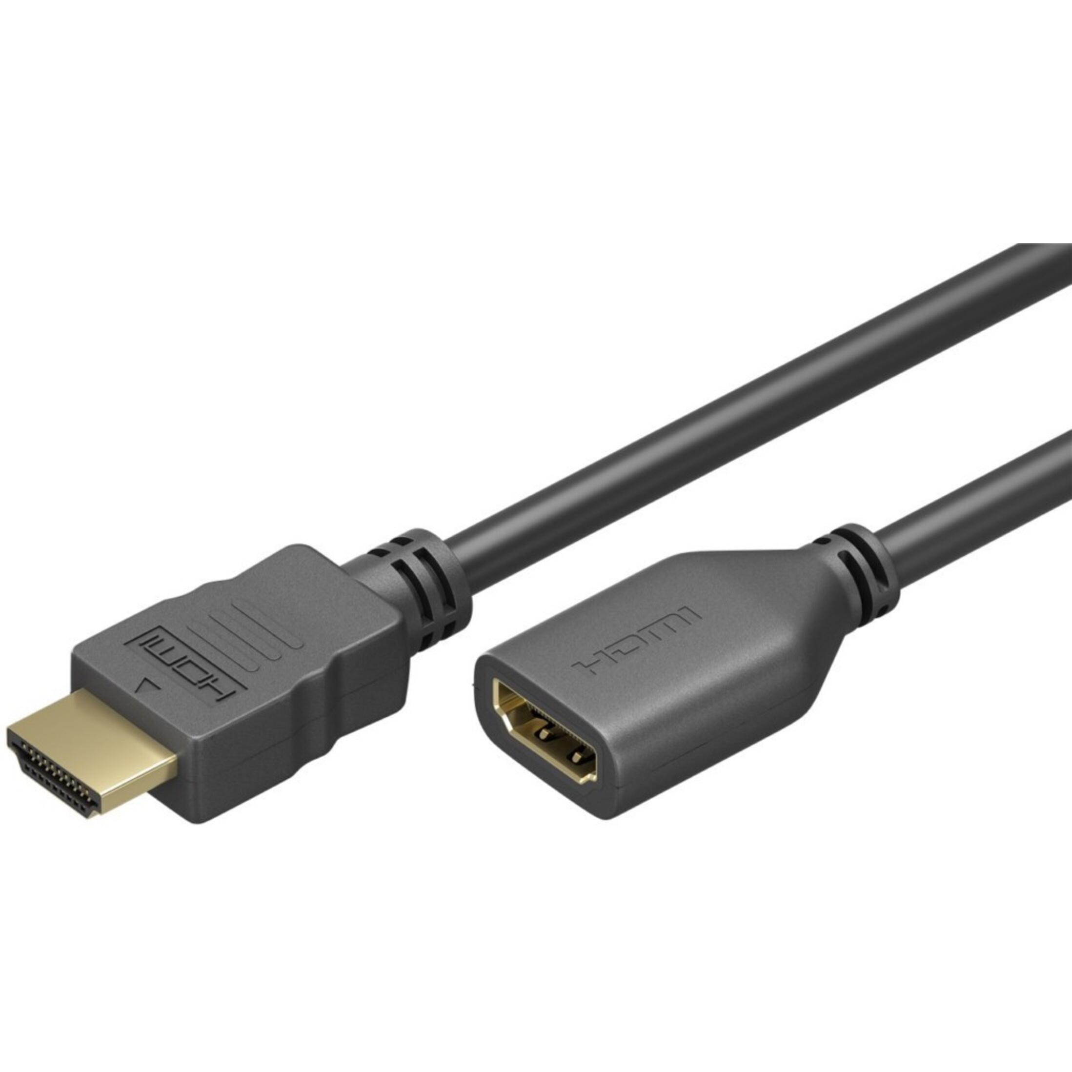 Thumbnail - Goobay High-Speed-HDMI-Verlängerungskabel mit Ethernet (3 m, HDMI), Video Kabel