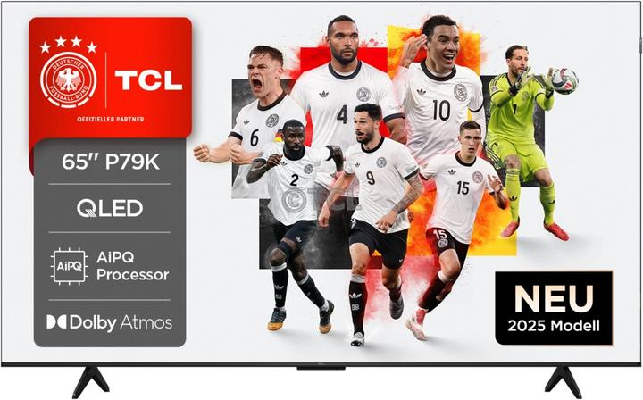 Immagine prodotto TCL P79K 65P79K Fernseher 165 1 cm (65 ) 4K Ultra HD Smart-TV WLAN Metallisch 430 cd/m2 (65", QLED, 4K)