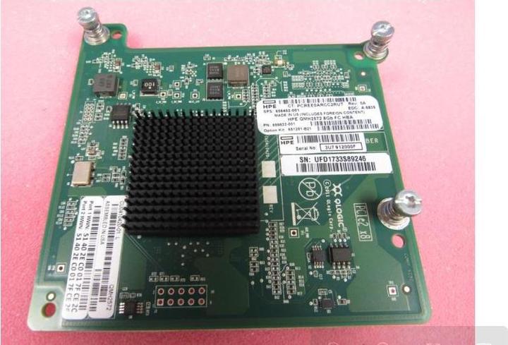 Produktbild HPE 651281-B21, 8Gb 2-port Fibre Channel Host Bus Adapter (Mini PCI Express)