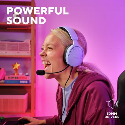 Actual product image Trust Gxt489p Fayzo Headset Purple (Cable)