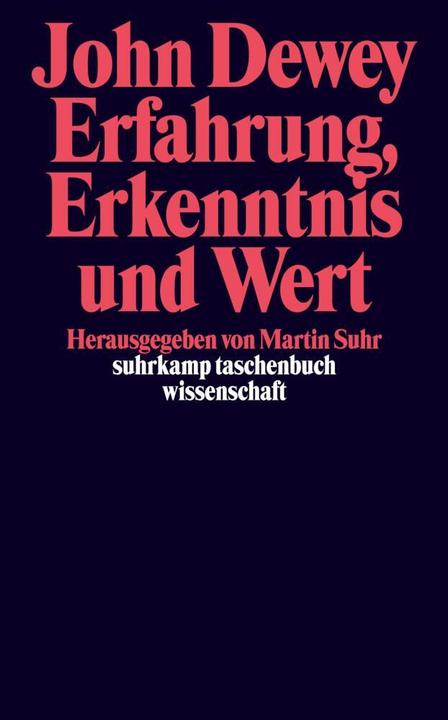 Produktbild Erfahrung, Erkenntnis und Wert (Deutsch, John Dewey, 2004)