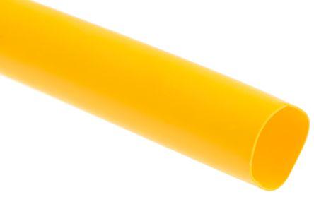 Image du produit RS PRO Gaine thermorétractable jaune, 12 mm