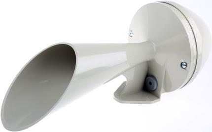 Actual product image Werma Grey trumpet horn,108dB 24Vdc