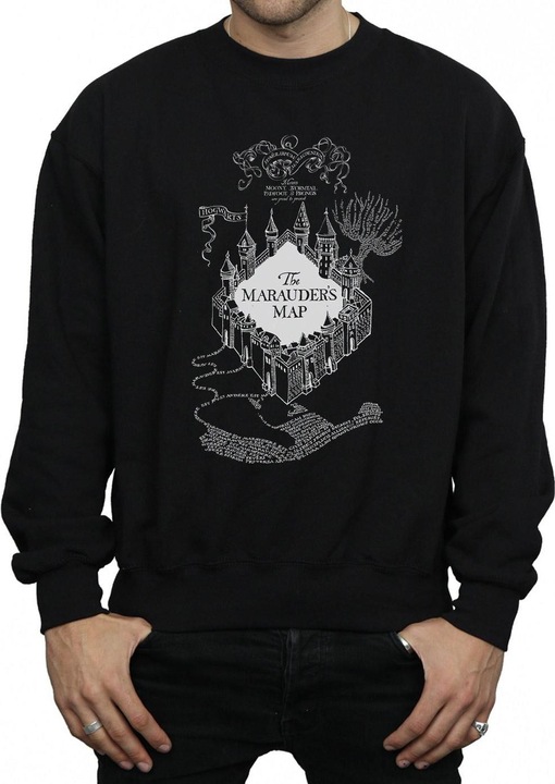 Actual product image Mens The Marauder's Map Sweatshirt (3XL)
