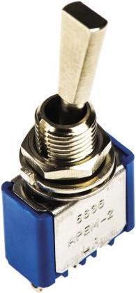 Produktbild APEM Kippschalter 1-polig E-E 3A 250VAC