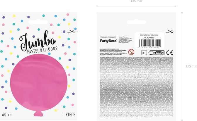 Produktbild Partydeco Ballon 60cm Fuchsie (1x)