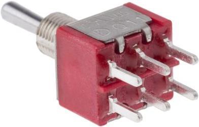 RS PRO SWITCH 2P ON-OFF-ON PCB