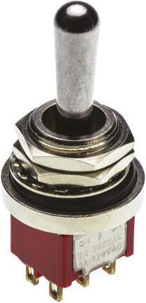 Produktbild RS PRO Kippschalter 2-polig E-A-E 2A 250VAC