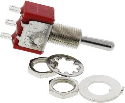 Produktbild RS PRO Kippschalter 1-polig E-A-E 2A 250VAC (1x)
