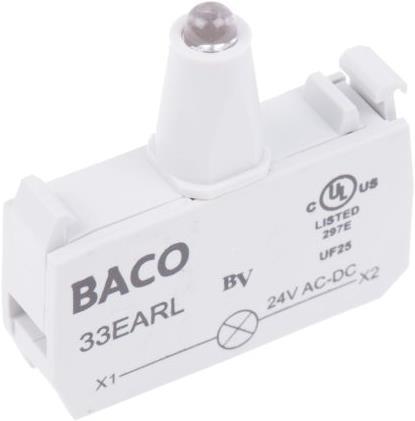 Actual product image Baco LED module 24V red