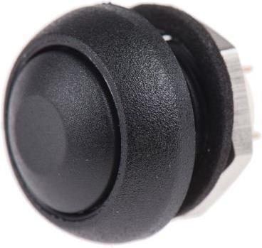 Image du produit APEM Bouton Poussoir Etanche Off-Mom Noir