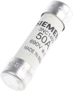 Produktbild Siemens SITOR-Zylindersicherung 14x51mm 50A 690V (50 A)