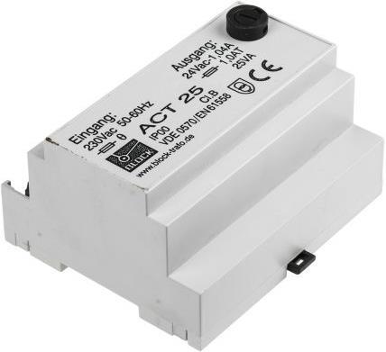 Actual product image Block Transformer DIN-rail 25VA 24V