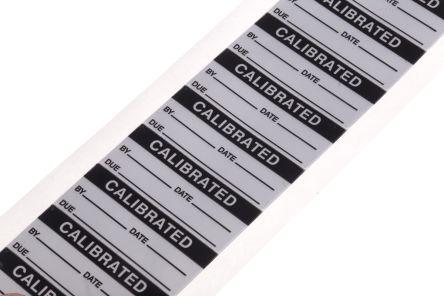 Produktbild RS PRO Alu-Etikett CALIBRATED