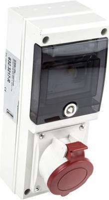 Produktbild RS PRO RCD Baugruppe 3PN+E 32A 400V rot