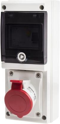 Produktbild RS PRO RCD Baugruppe 3P+E 32A 400V rot