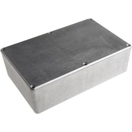 Thumbnail - Hammond Gehäuse Aluminium 187x119x52mm (Gehäuse), Elektronikzubehör + Gehäuse, Silber