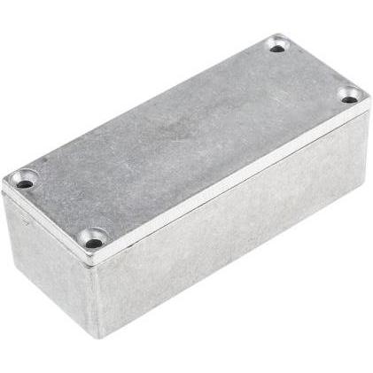 Hammond Gehäuse Aluminium 92x38x31mm (Gehäuse), Elektronikzubehör + Gehäuse, Silber