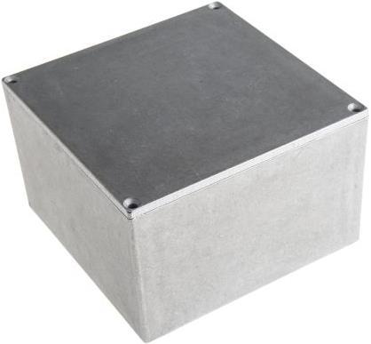 Actual product image Hammond Diecast aluminium enclosure,125x125x75mm (Housing)