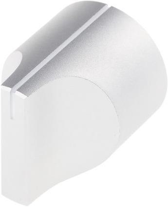 Produktbild RS PRO Drehknopf Aluminium 22mm silber