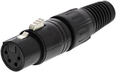 Produktbild RS PRO Kabelbuchse XLR schwarz 4-polig