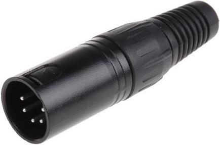 Produktbild RS PRO Kabelstecker XLR schwarz 5-polig
