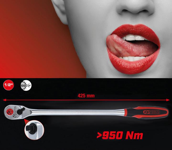 Produktbild KS Tools 1/2 Monster Umschaltknarre, lang (1/2")