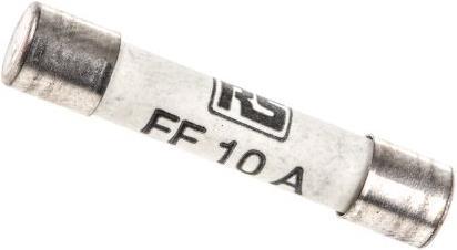 Produktbild RS PRO Feinsicherung 6,3x32mm superflink 10A (10 A)