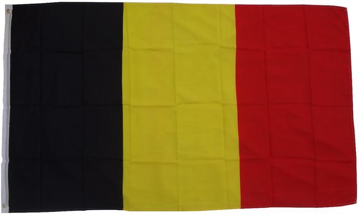 Produktbild trends4cents XXL Flagge Belgien 250 x 150 cm Fahne mit 3 Ösen 100g/m² Stoffgewicht Hissflagge Hiss