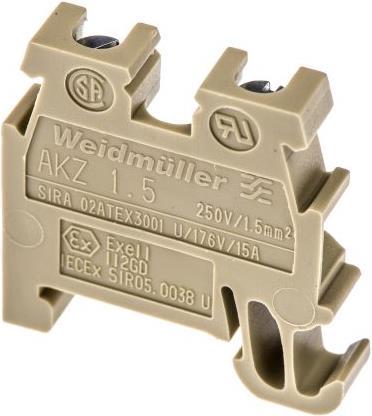 Productafbeelding Weidmüller Klemmenblok AKZ 1,5 beige